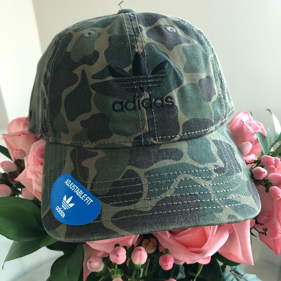 adidas Accessories - Adidas Originals Forest Camo  Relaxed Hat